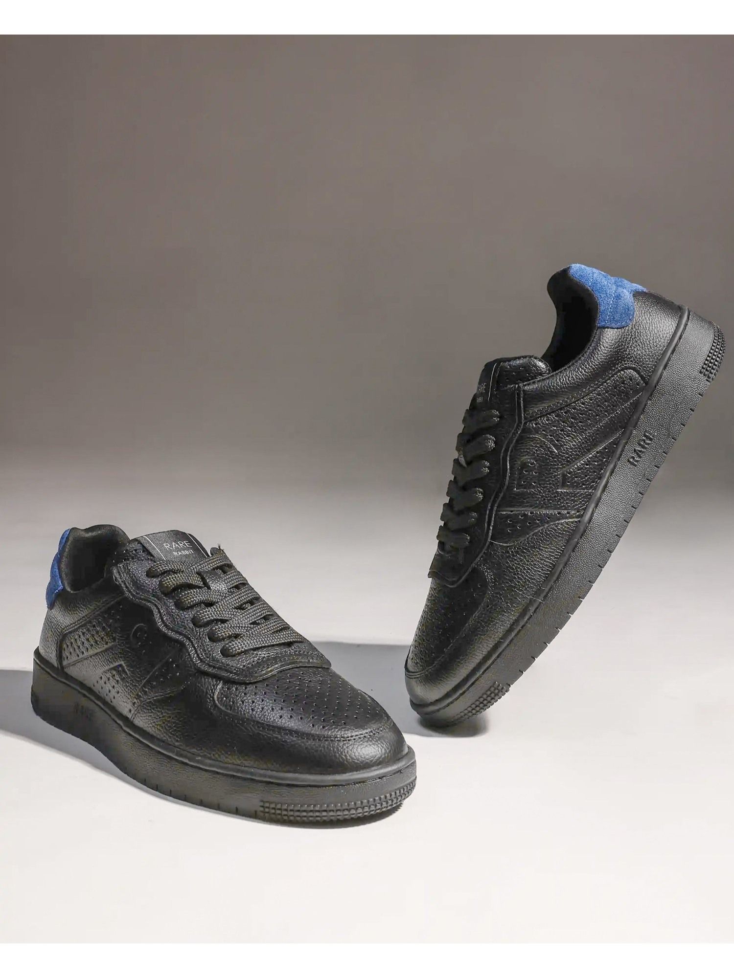 ラビット222 800×1000BLACK5枚 Buy Rare Rabbit Orbiton Black Genuine Leather Sneaker Online