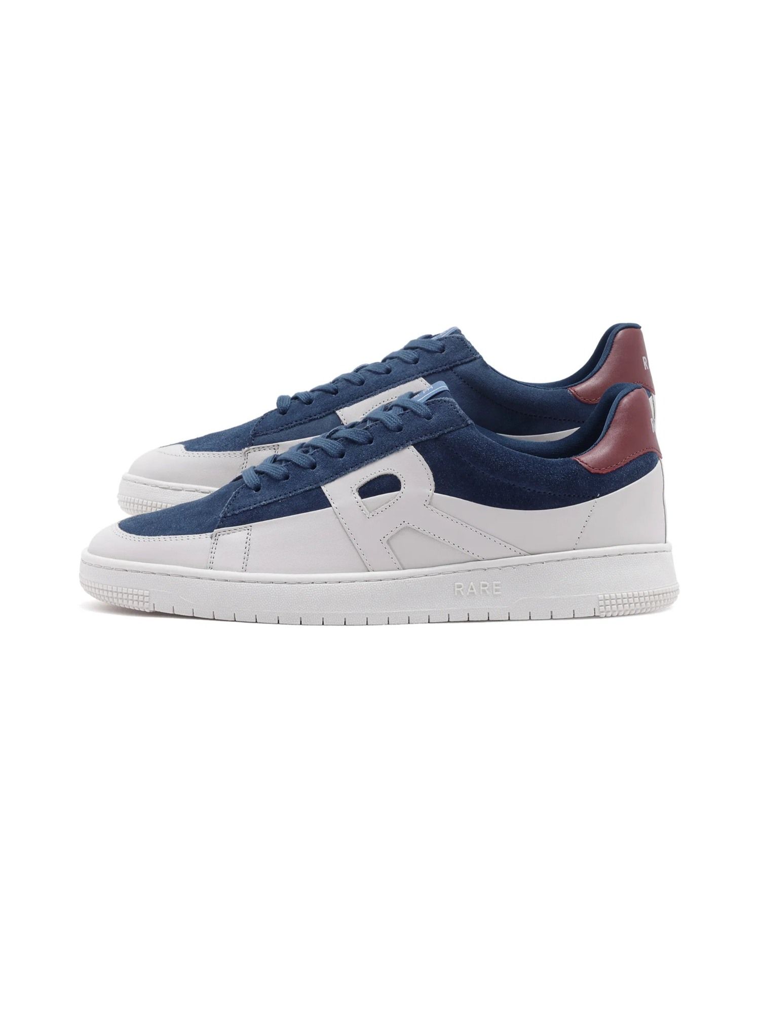Buy Rare Rabbit Terra Blue & White Genuine Leather Sneaker Online