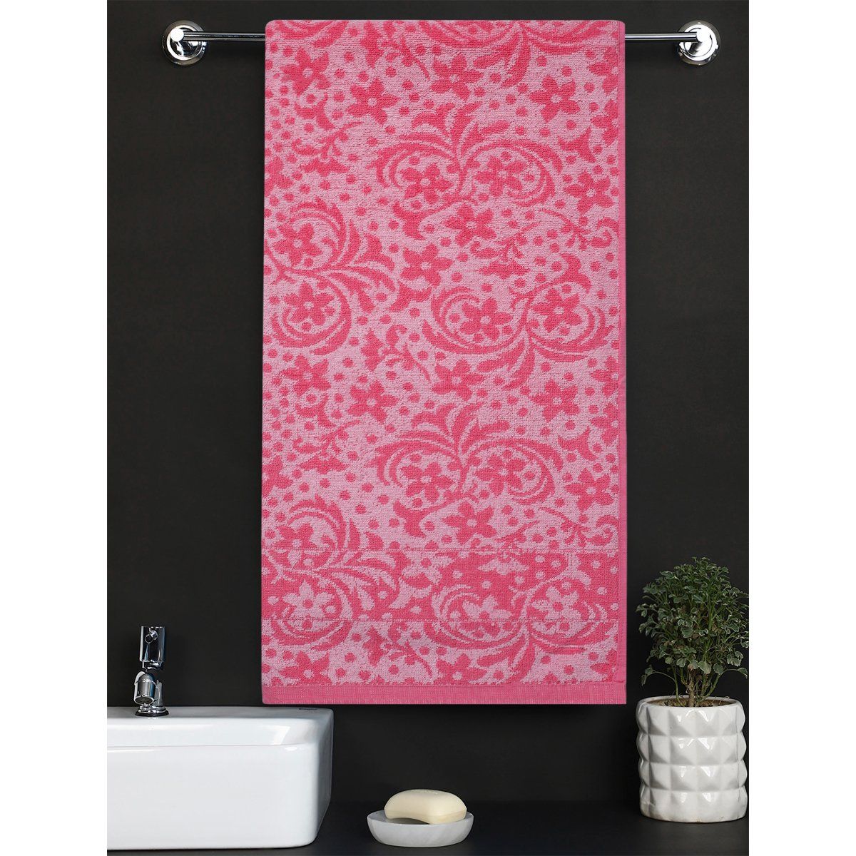 Rubix Home 450 GSM Cotton Pink Bath Towel Buy Rubix Home 450 GSM rubix-home-450-gsm-cotton-pink-bath-towel-buy-rubix-home-450-gsm
