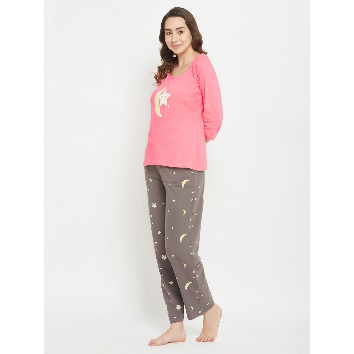 Pink star online pyjamas