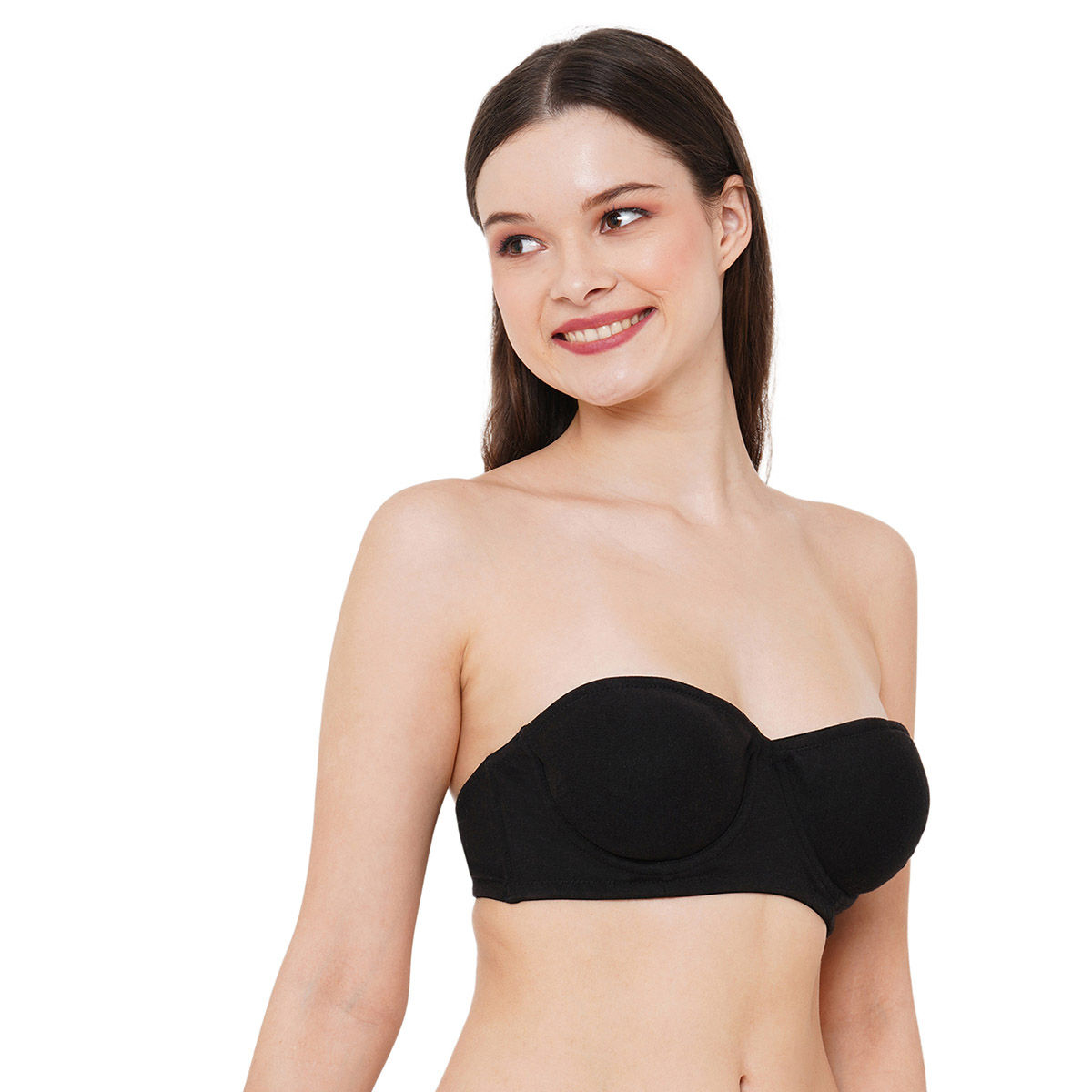 Inner Sense Organic Cotton Underwired Strapless Bra Black Buy Inner Sense Organic Cotton 