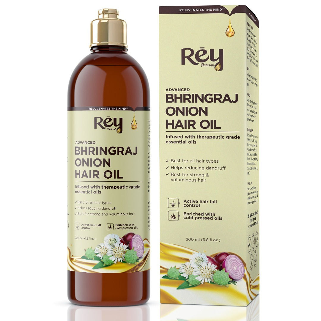 Rey Naturals Advanced Bhringraj Onion Hair Oil Buy Rey Naturals Advanced Bhringraj Onion Hair Oil Online At Best Price In India Nykaa