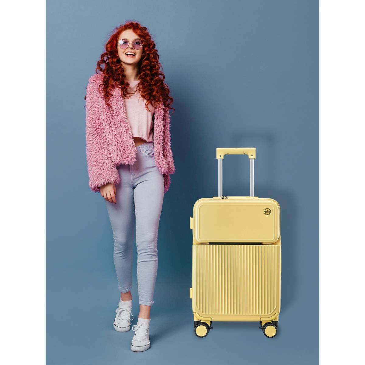 The Clownfish Popstar Series Trolley Bag 36L Yellow