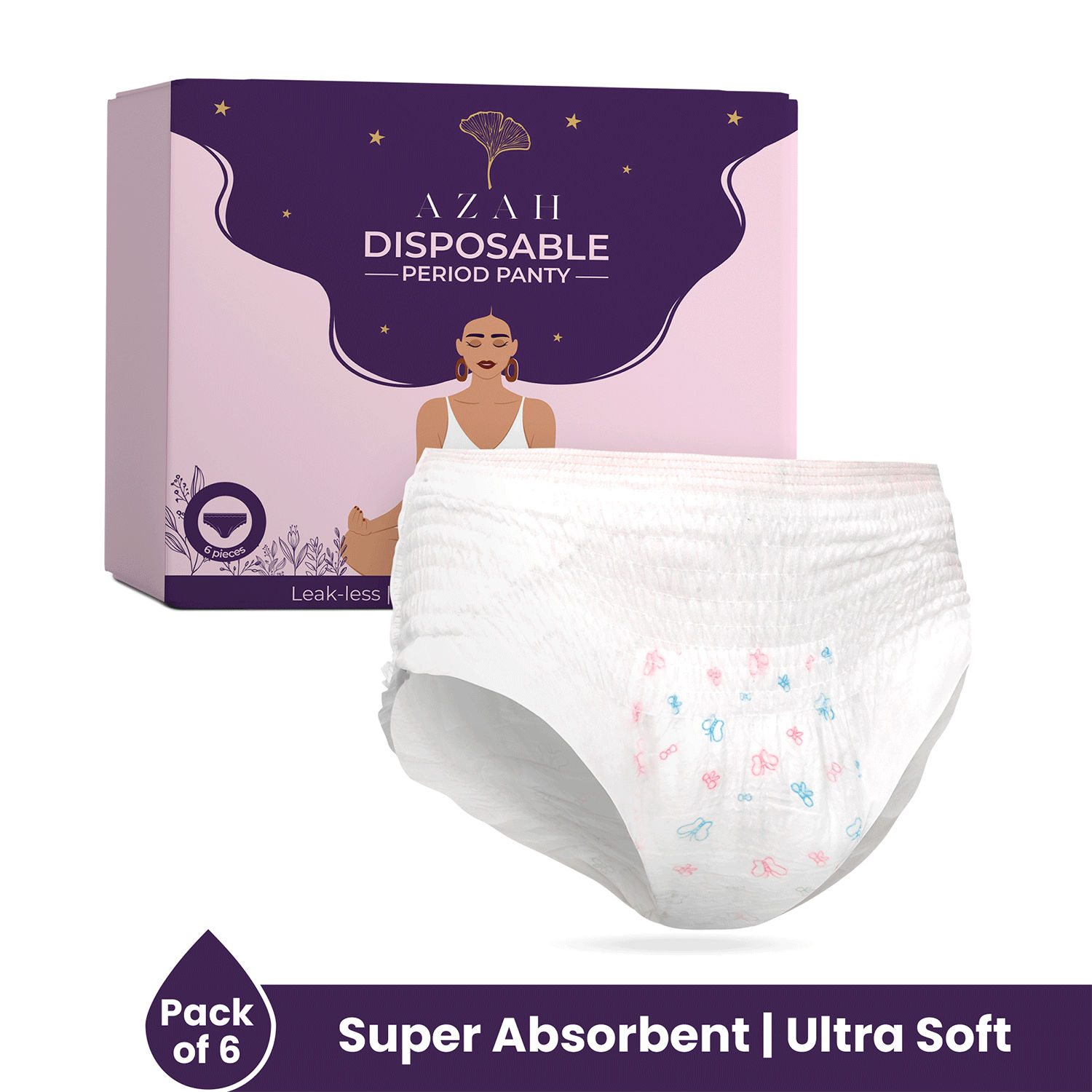 5 pcs Pee Proof Panties Leak Proof Incontinence Underwear Ultra