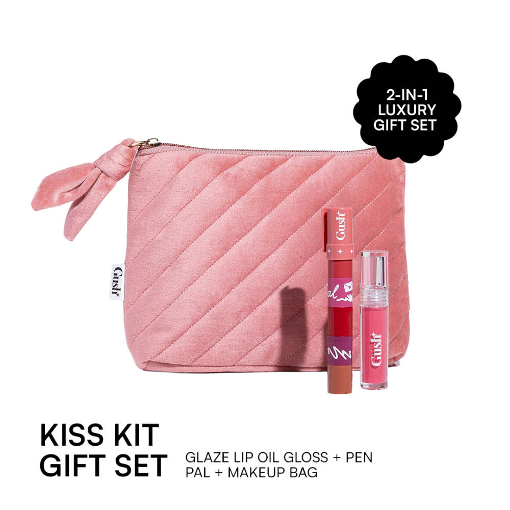 Gush Beauty Kiss Kit Dreamy 2-In-1 Lip Combo Gift Set