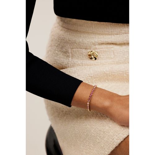 Buy Ted Baker Pink Melrah Icon Crystal Slider Bracelet Online