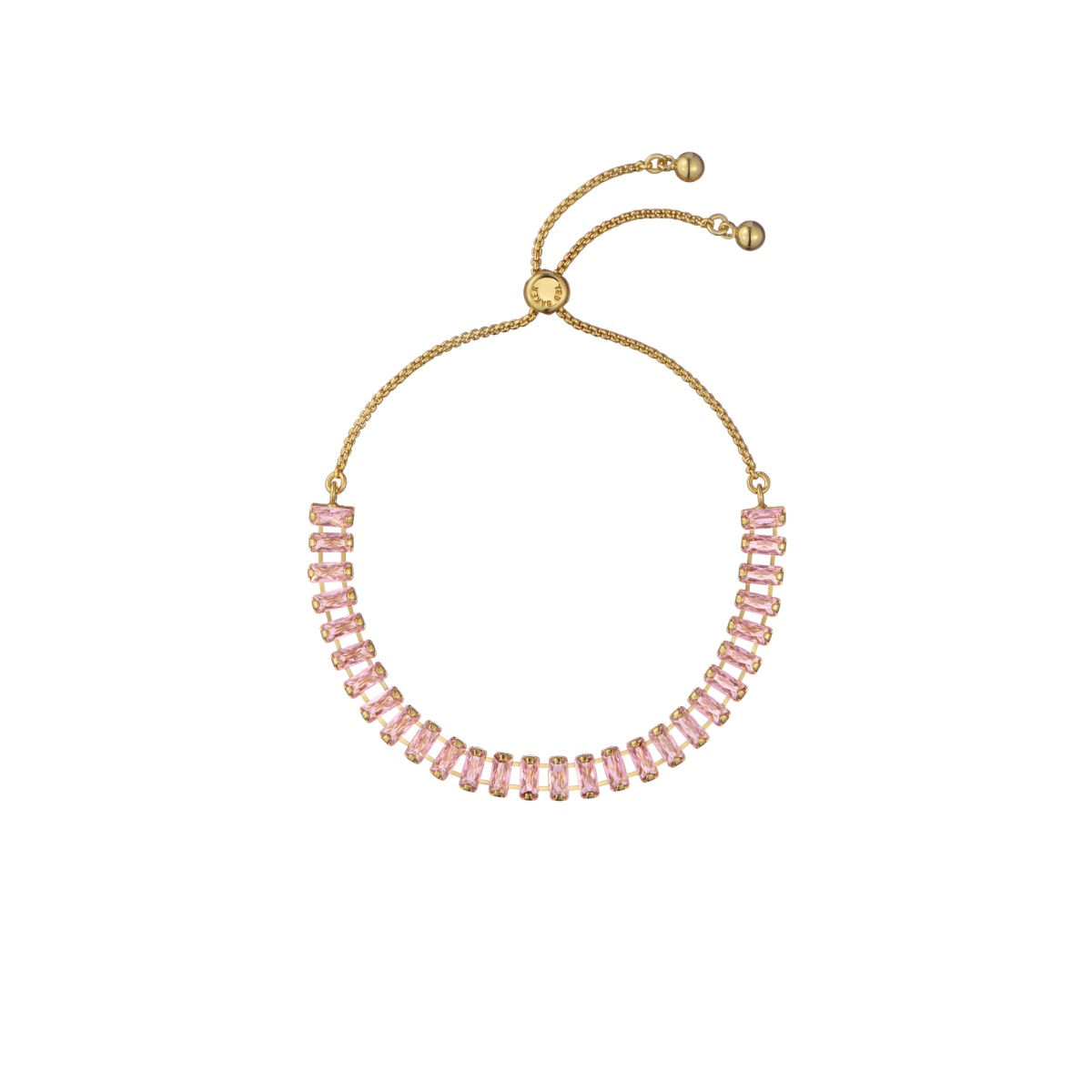 Buy Ted Baker Pink Isabela Crystal Baguette Adjustable