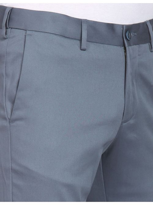 Buy Arrow Sports Men Blue Stain Resistant Bronson Slim Fit Auto