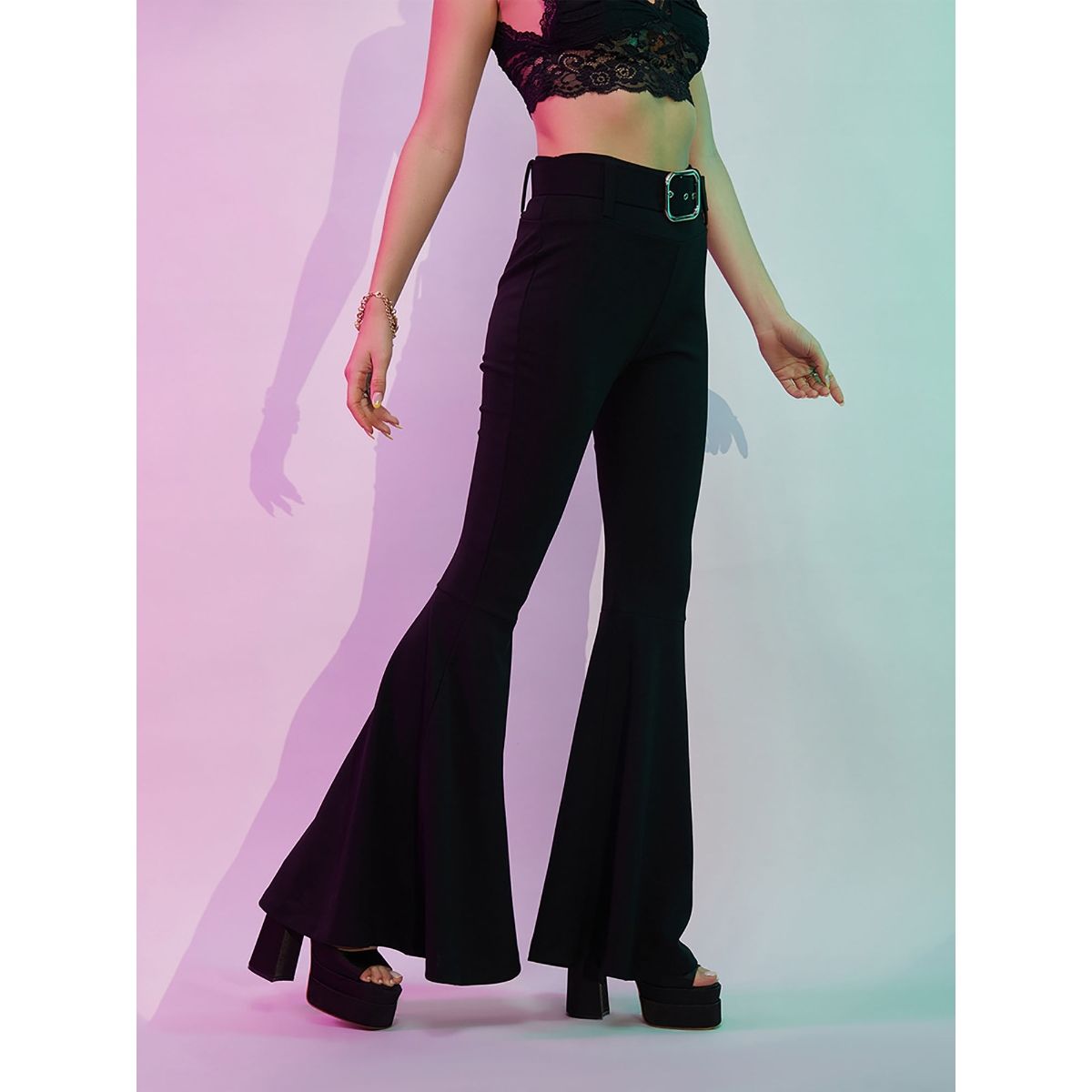Sexy Solid Color Halter Two Piece Flare Pants Casual Womens Clothing Sets 2  Pieces  China Halter Two Piece and Solid Color Two Piece Set price   MadeinChinacom