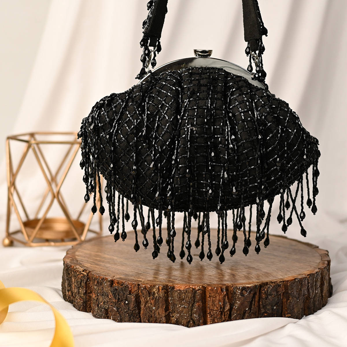 sugarcrush Suagrcrush Soft Pouch Heritage Black with Handle