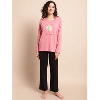 Buy Zivame Maternity Bunny Rolls Knit Cotton Pyjama Set - Sweet