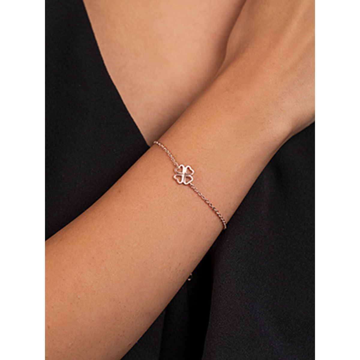 Buy The Girl Boss Triangle Charm Bracelet InﾠRose Gold Plated 925 Silver  from Shaya by CaratLane