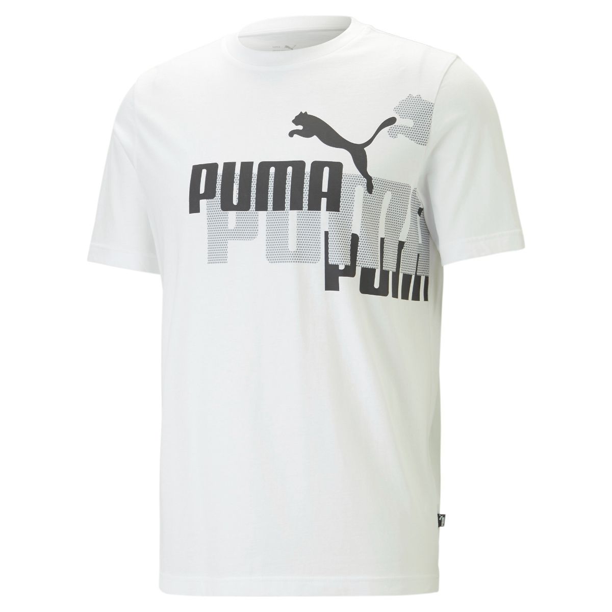 Puma Essentials+ Logo Power Mens White T-shirt: Buy Puma Essentials+ ...