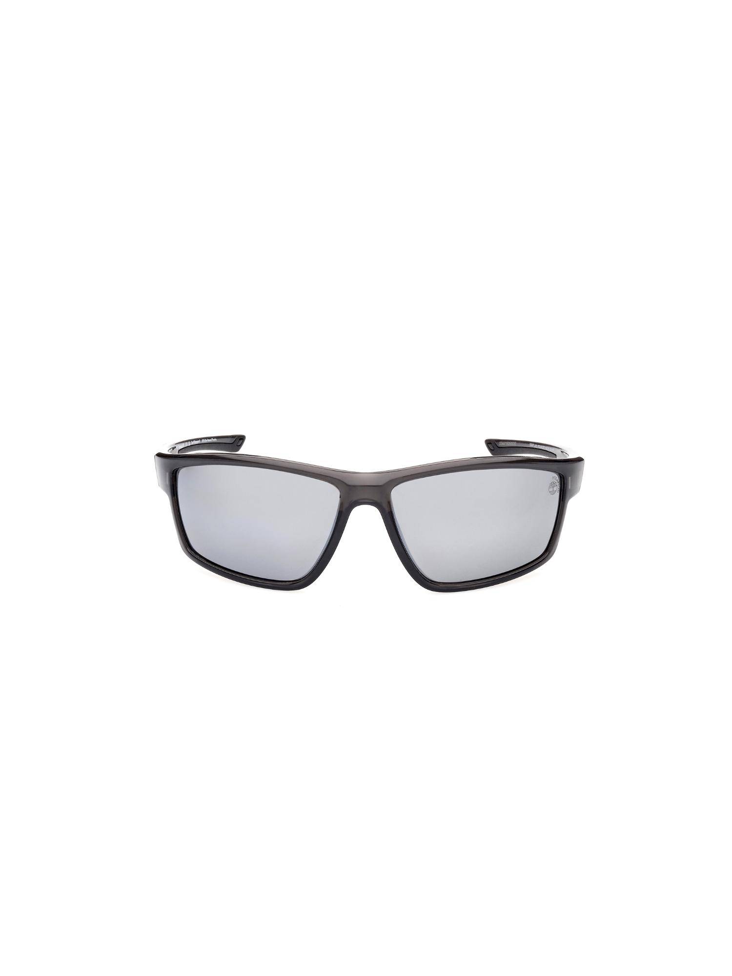 Timberland Gunmetal Acetate Full Rim Rectangle Men Sunglass Grey (65)