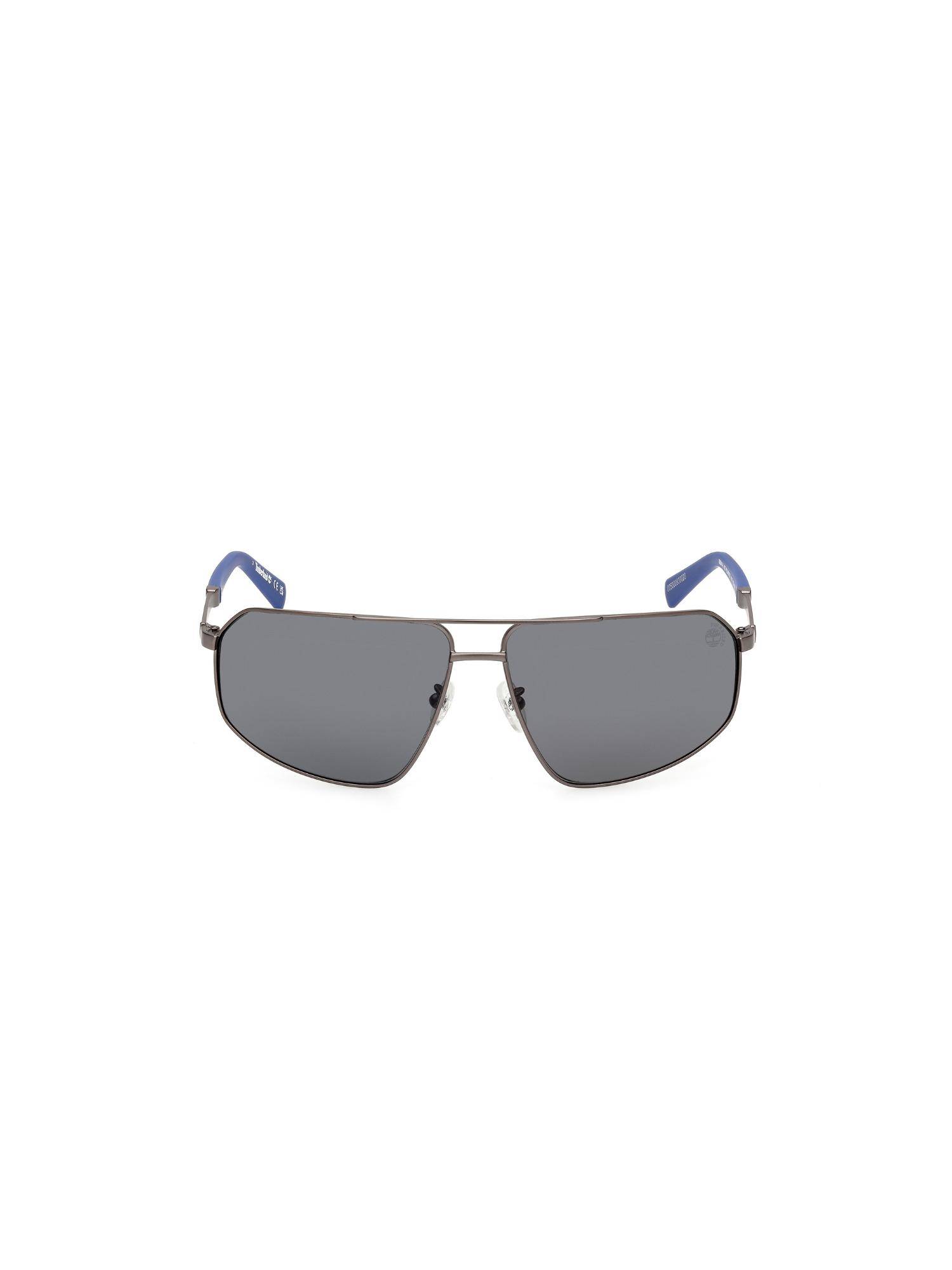 Timberland Silver Metal Full Rim Aviator Men Sunglass Grey (64)