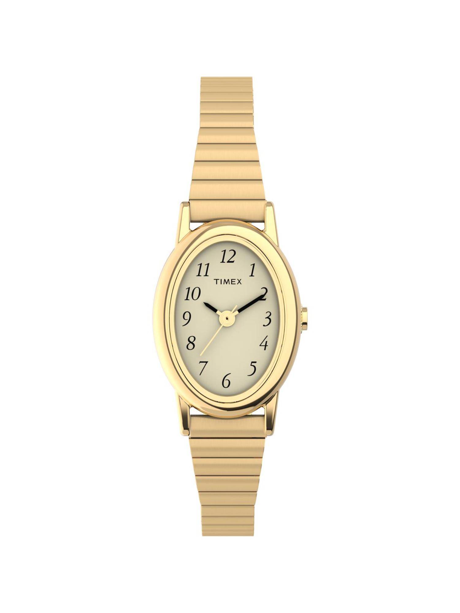 Timex Oval White Dial Analog Women Watch (T21872Uj) (M)