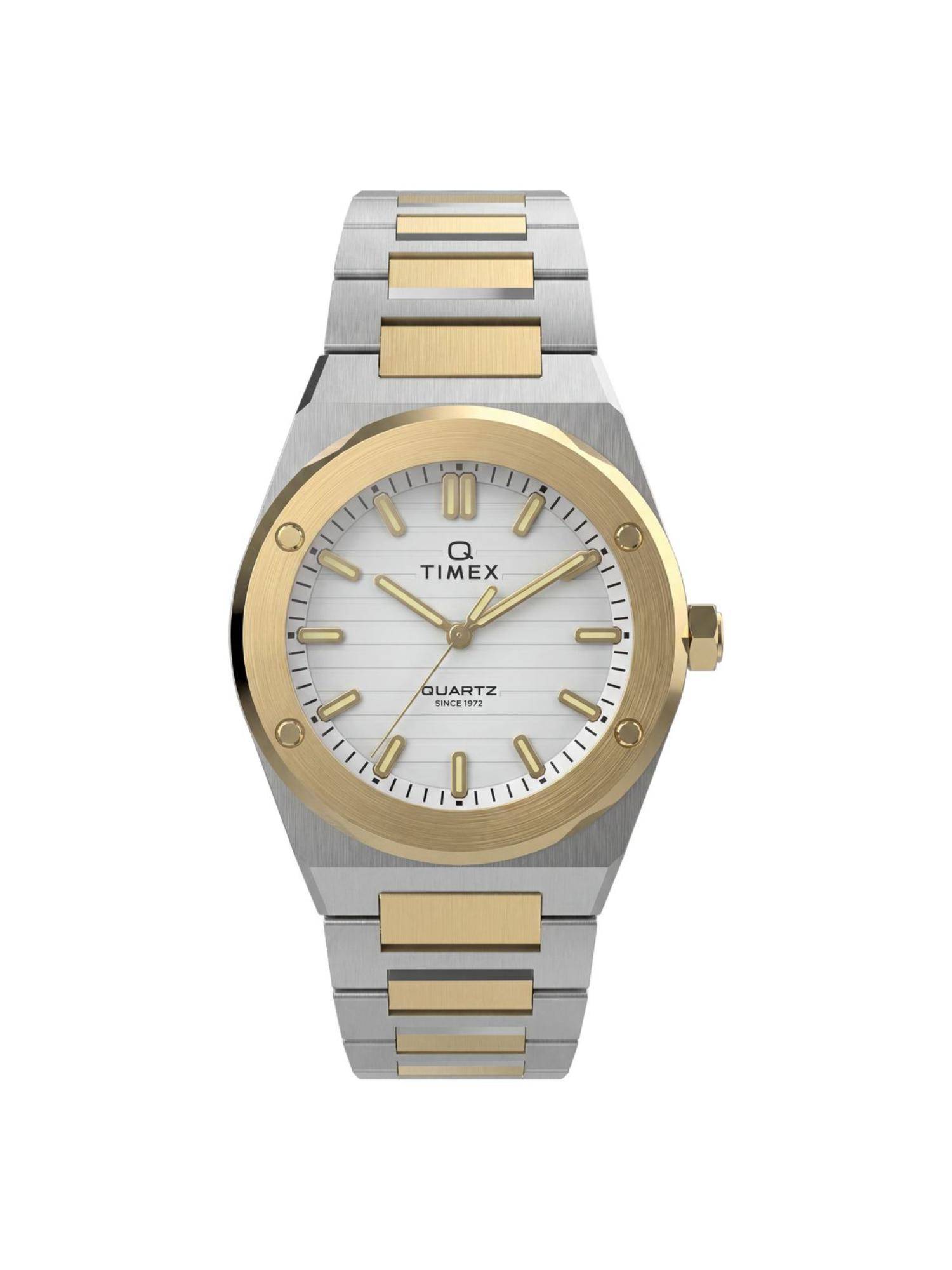 Timex Q Round White Dial Analog Women Watch (Tw2Y81900Ik) (M)