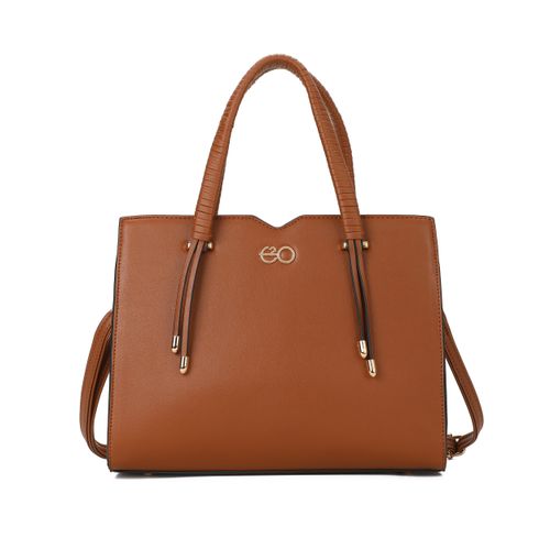 Brown Handbag Tassels Buy E2O Classy Brown Solid Satchel Handbag