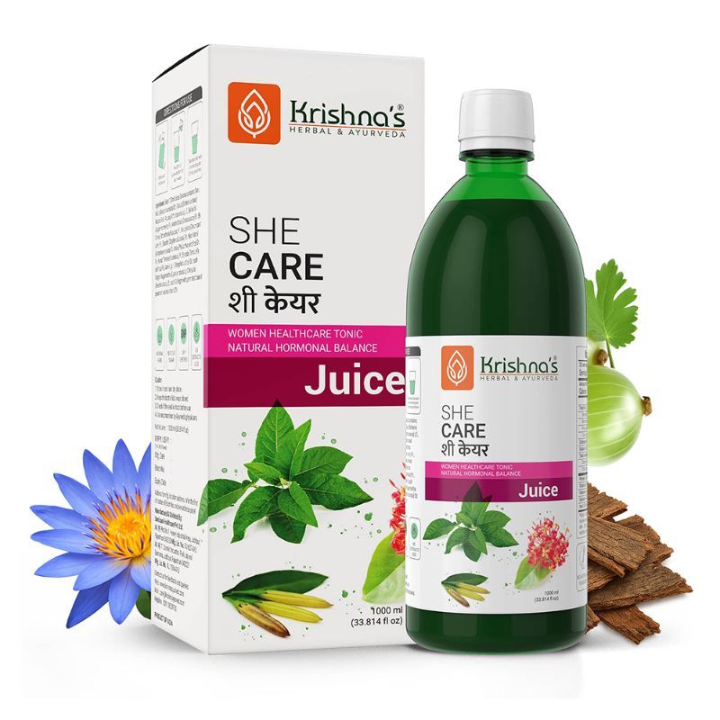 Krishna's She Care Juice Clinically Proven Formula for women’s wellness