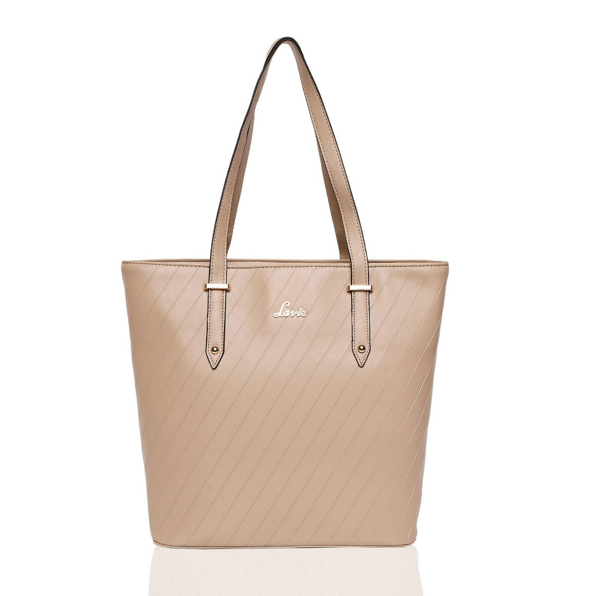 Buy Lavie Yalta Women s Large Tote Handbag Beige Online