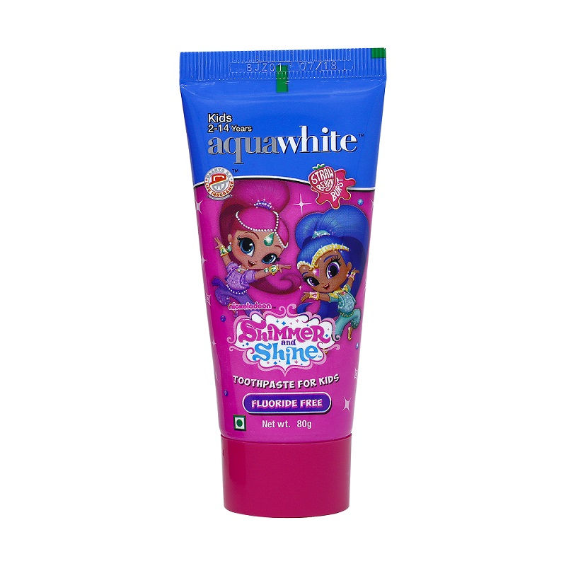 Aquawhite Shimmer & Shine Toothpaste for Kids (Strawberry)