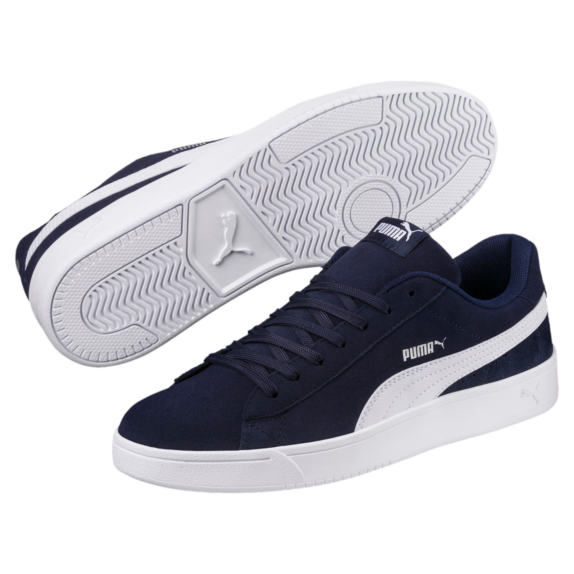 Buy Puma Court Breaker Derby Unisex Navy Blue Sneakers - 3 Online