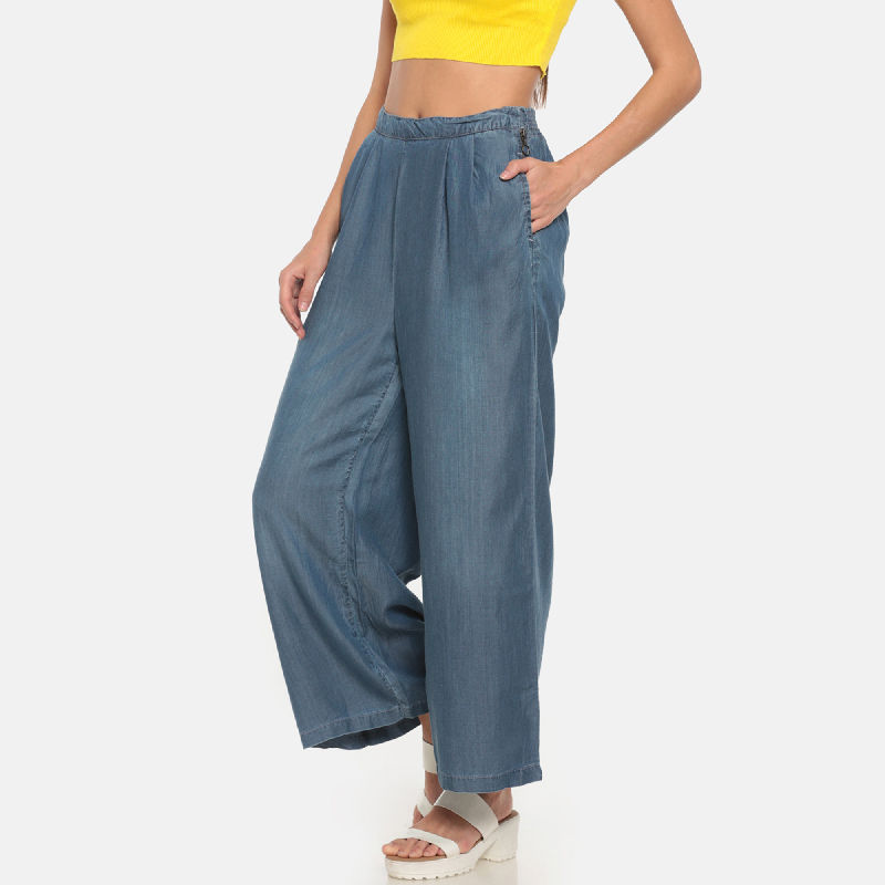 go colors denim palazzo