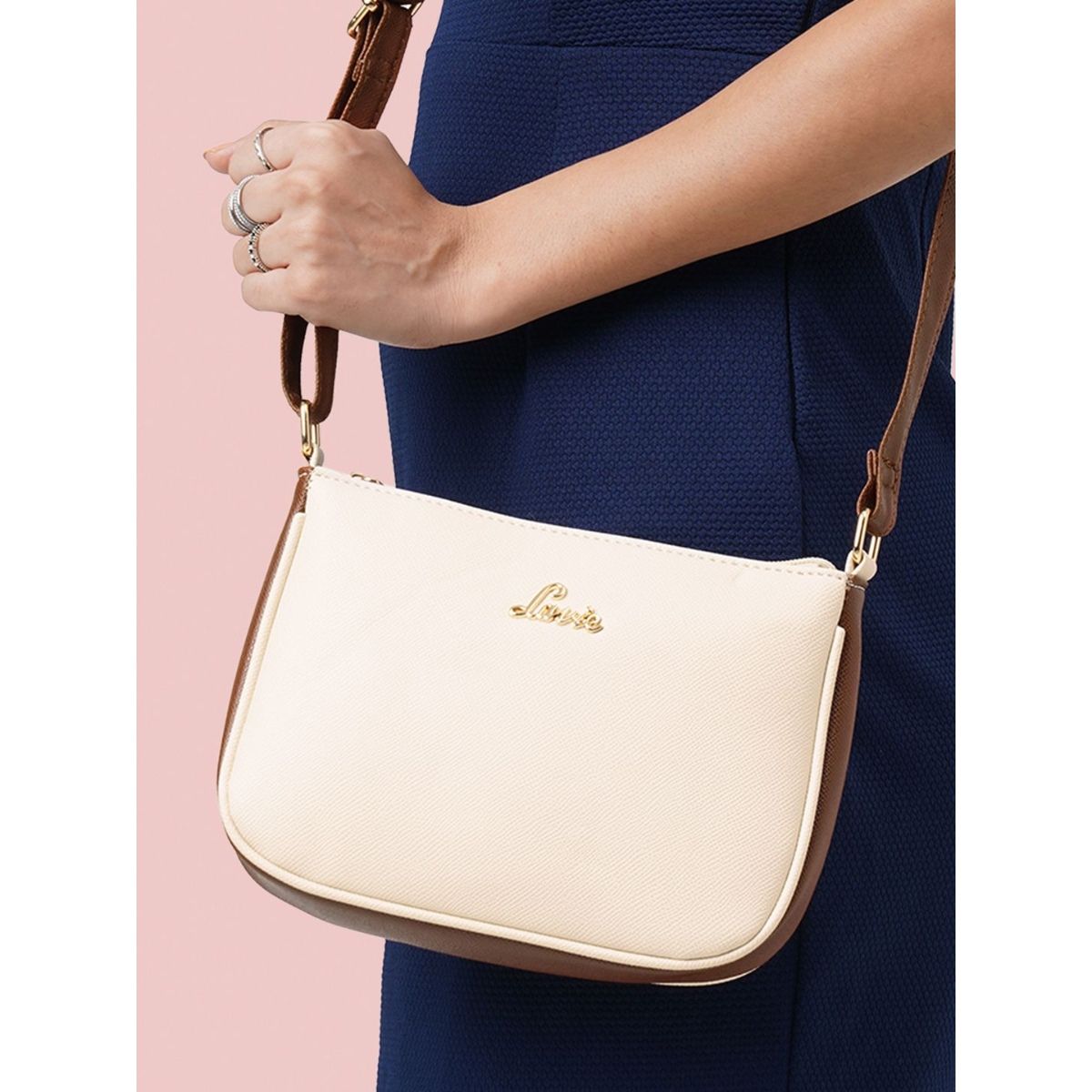 Lavie white sling online bag