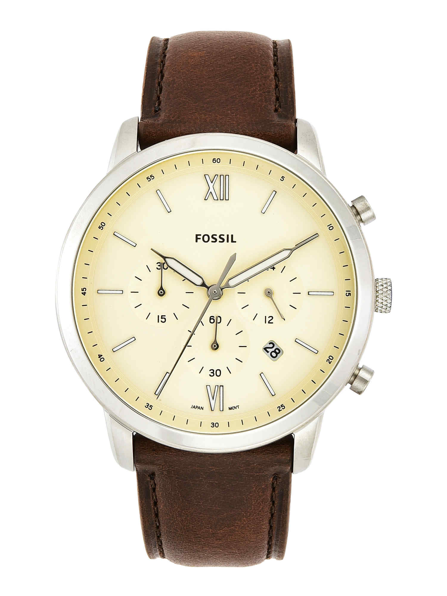 Fossil FS5380 Neutra Chrono Brown Watch For Men: Buy Fossil FS5380 ...