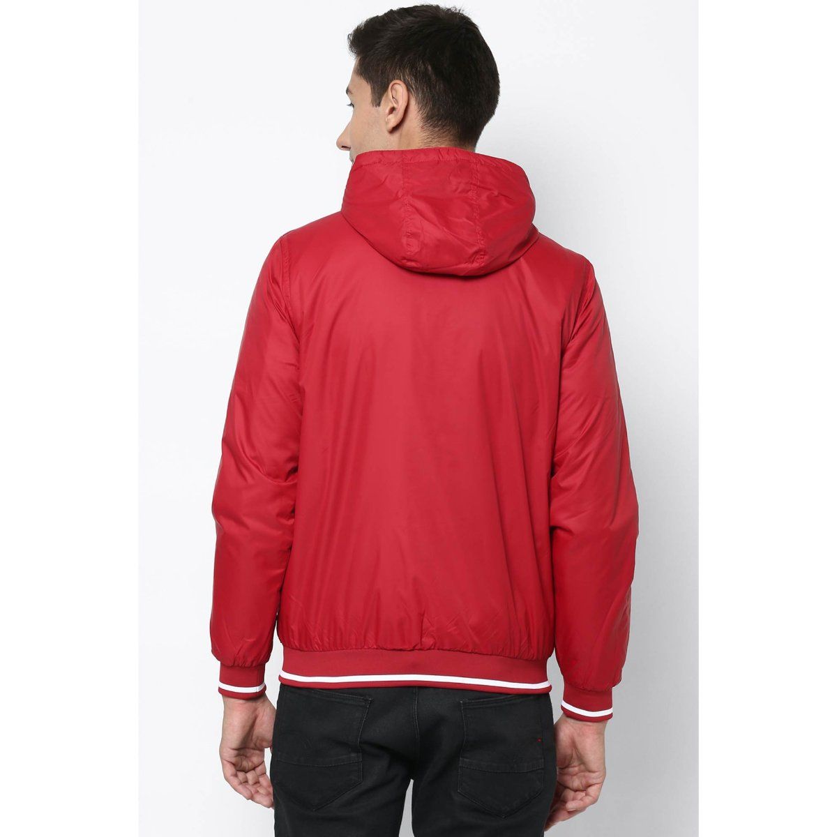 Allen Solly Men Colorblock Red Jacket