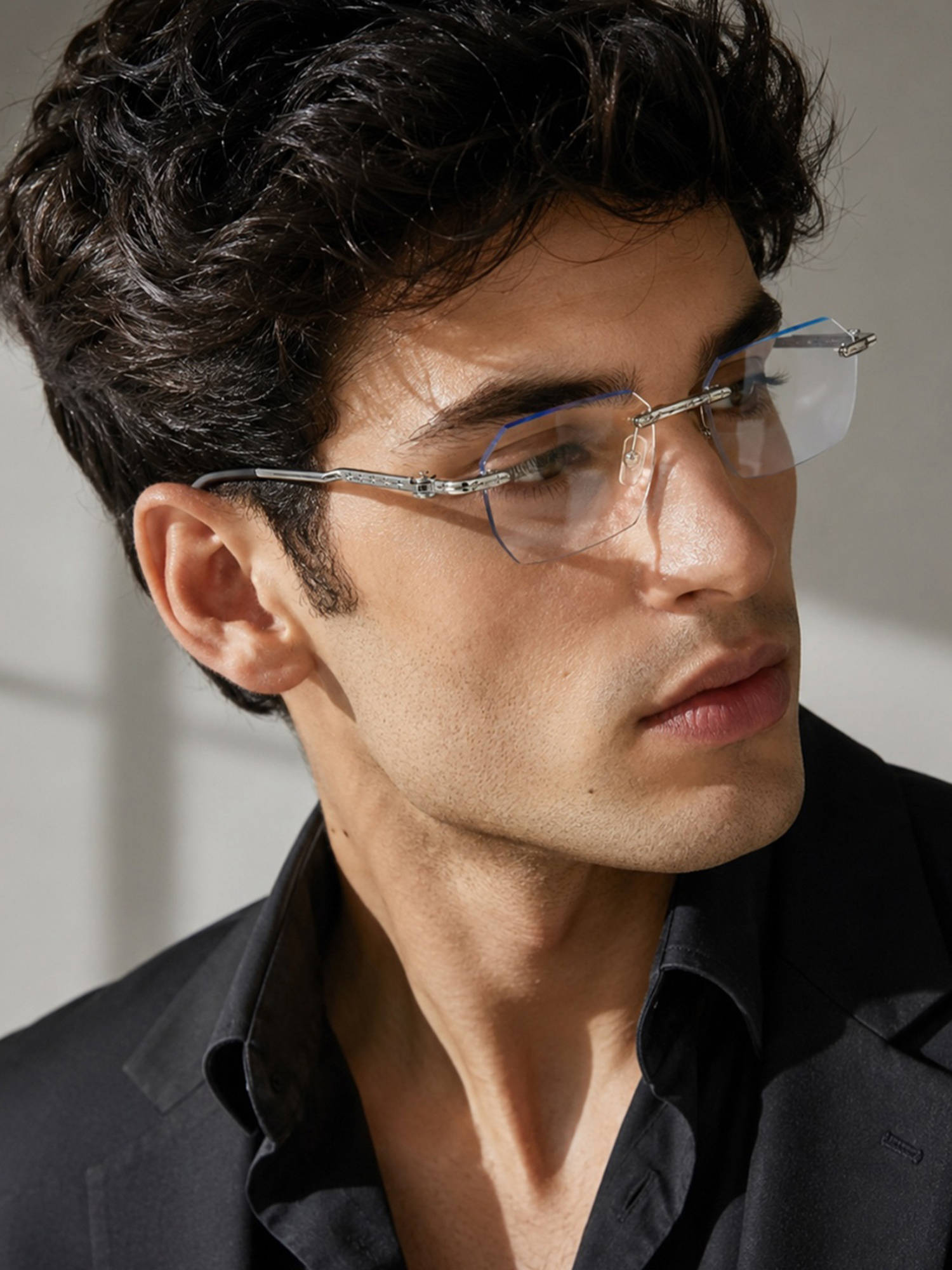 Zaadran Unisex UV Protection Clear Lens Sunglasses (Dominica-Slv T) (56)