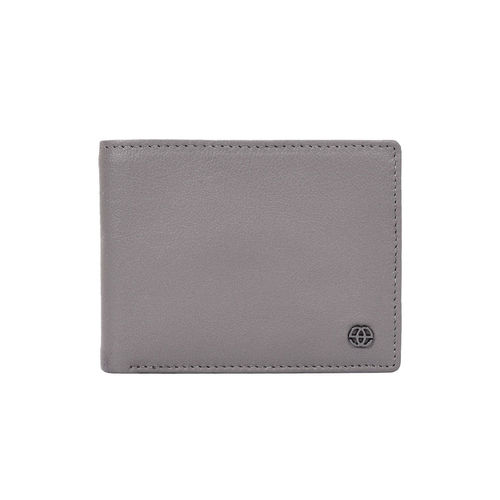 Eske Paris Jean Two Fold Wallet For Men,3 Card Holders, Grey Cosmos