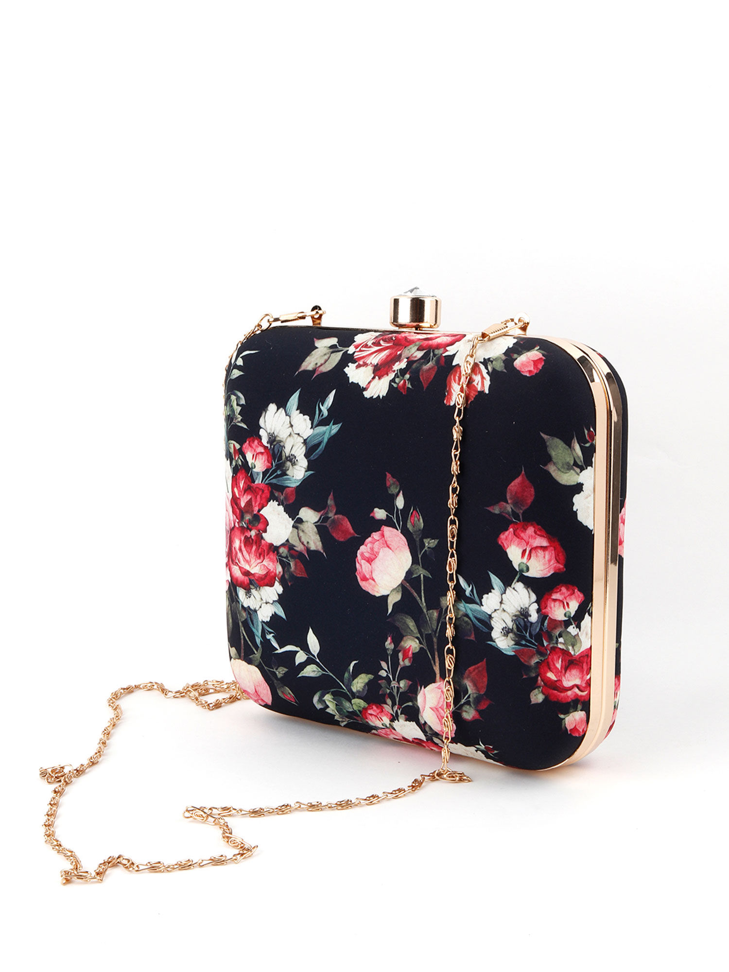 FLOWER PRINT CLUTCH main image 0
