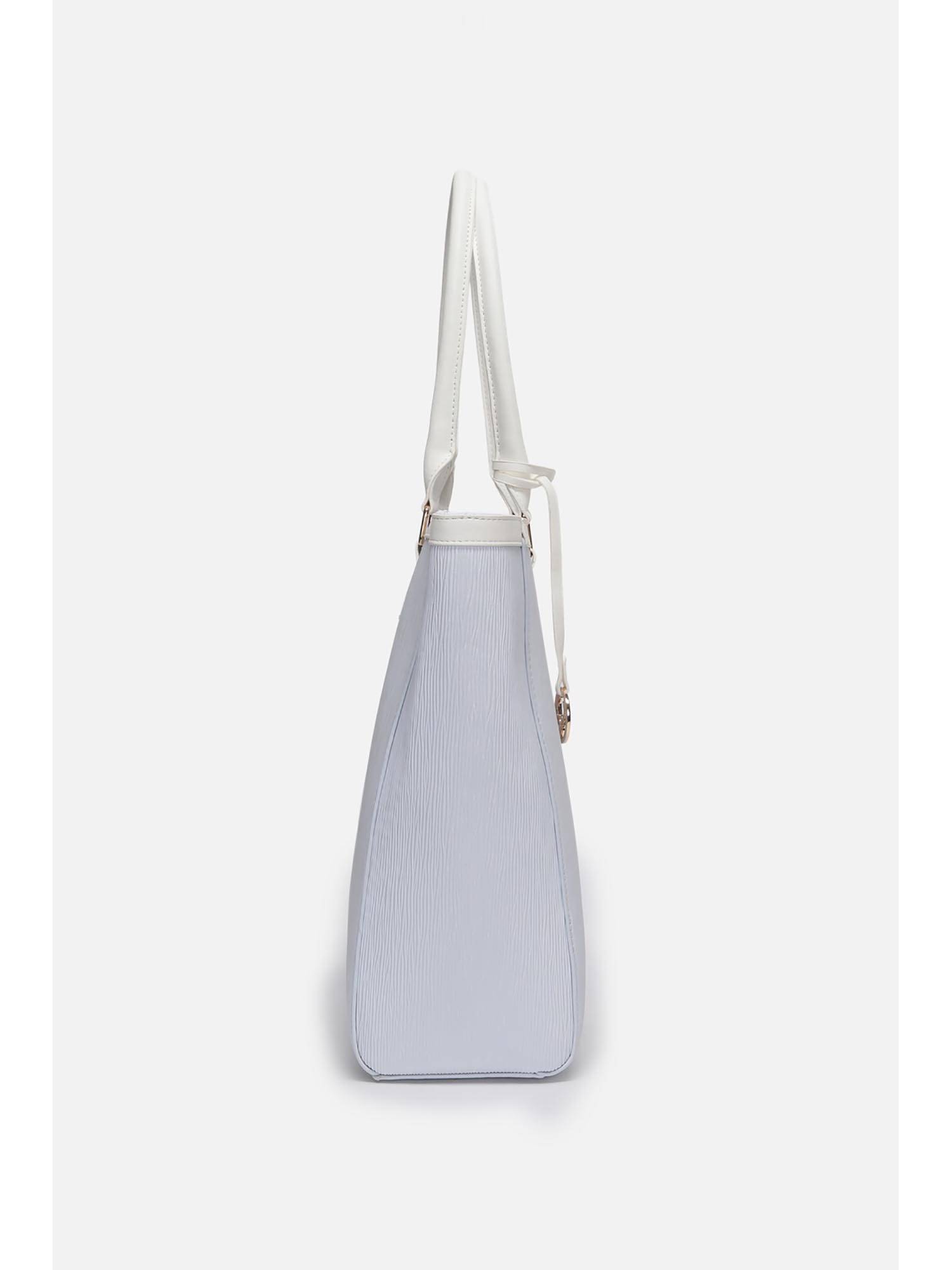 Buy Allen Solly Women Light Blue Formal Handbag Online