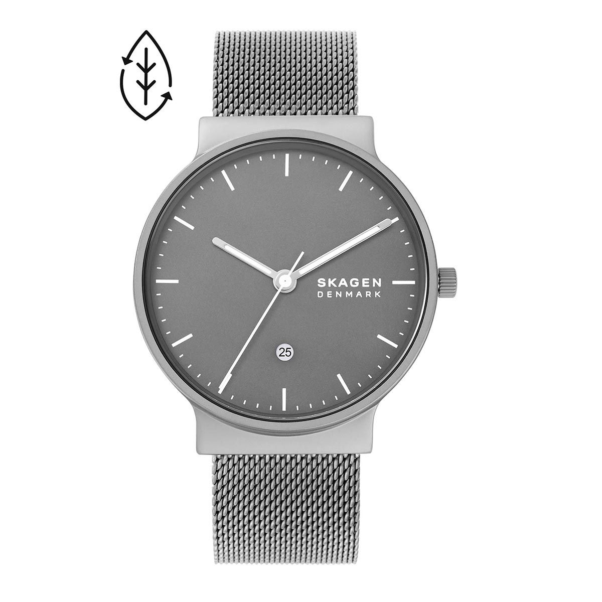 Skagen Men's Ancher Stainless Steel and Mesh India | Ubuy