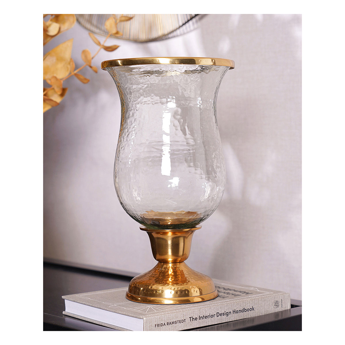 Pure Home + Living Crown Hurricane Votive Holder Small Buy Pure Home