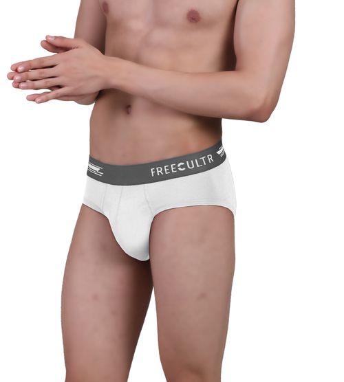 Buy FREECULTR Men's Anti-Microbial Air-Soft Micromodal Underwear Brief,  Pack of 2 - Multi-Color Online