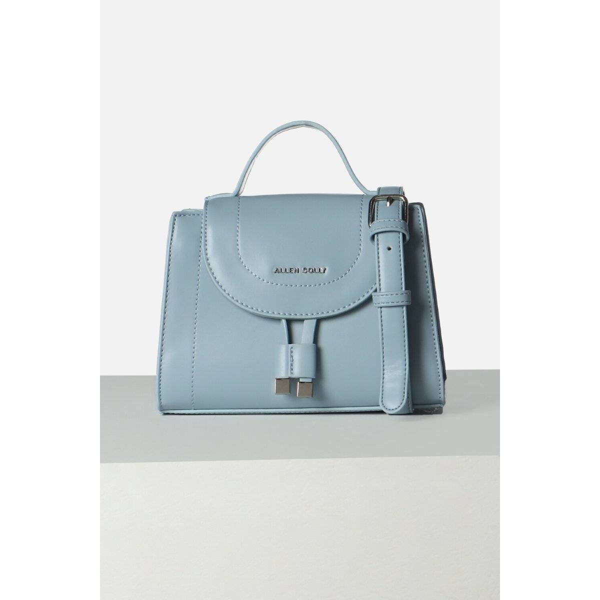 Buy Allen Solly Women Blue Solid Casual Sling Bag Online