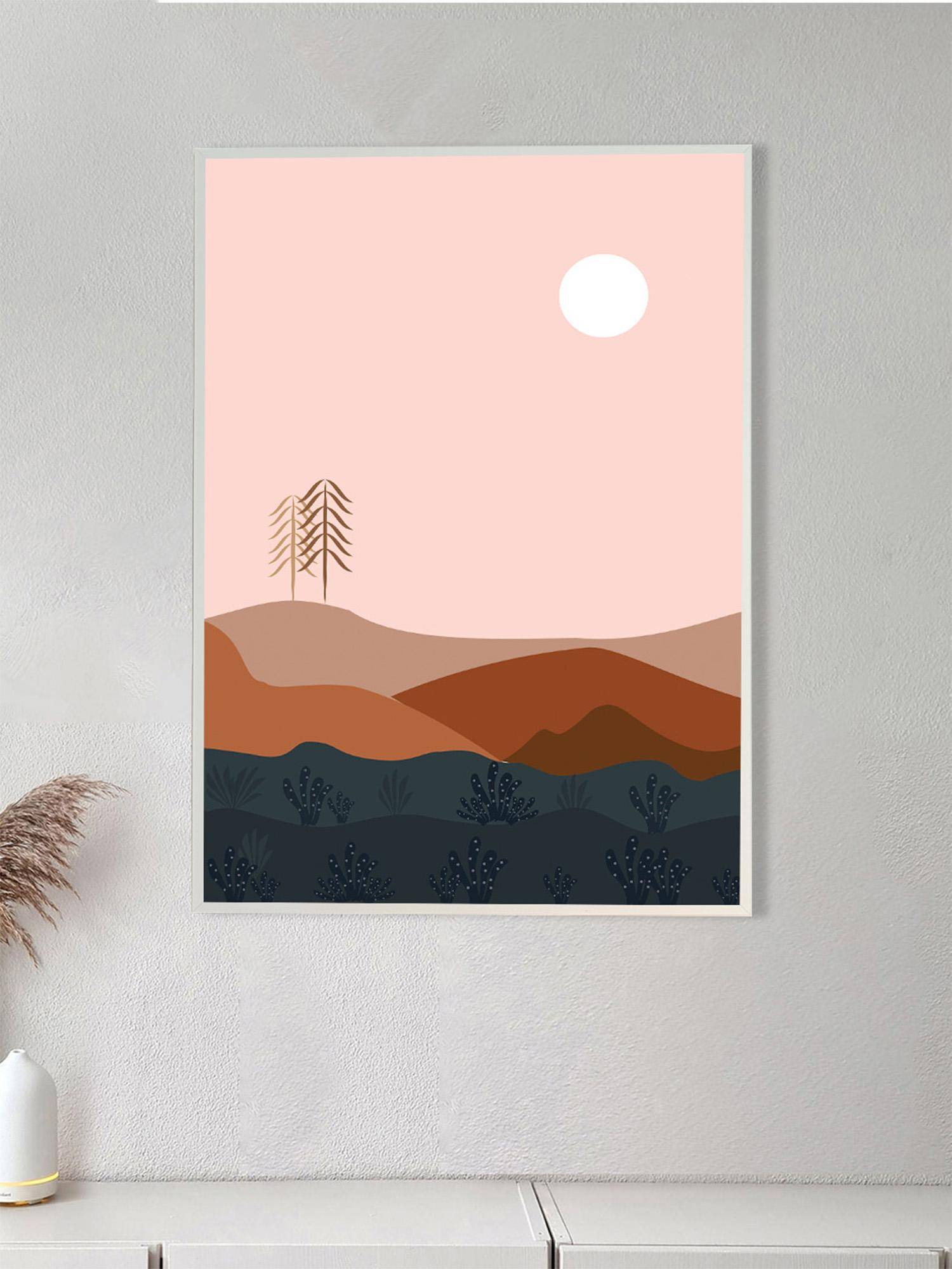 Nestroots Golden Hour Dreamscape Wall Painting