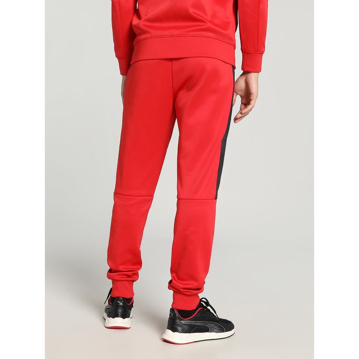 Puma red hot sale track pants