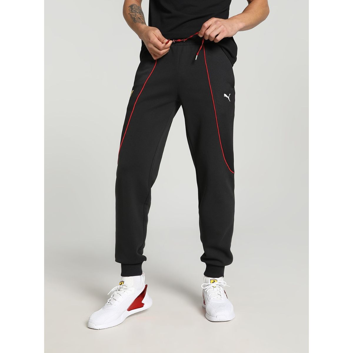 Buy Puma Ferrari Race Men Black Sweatpants Online