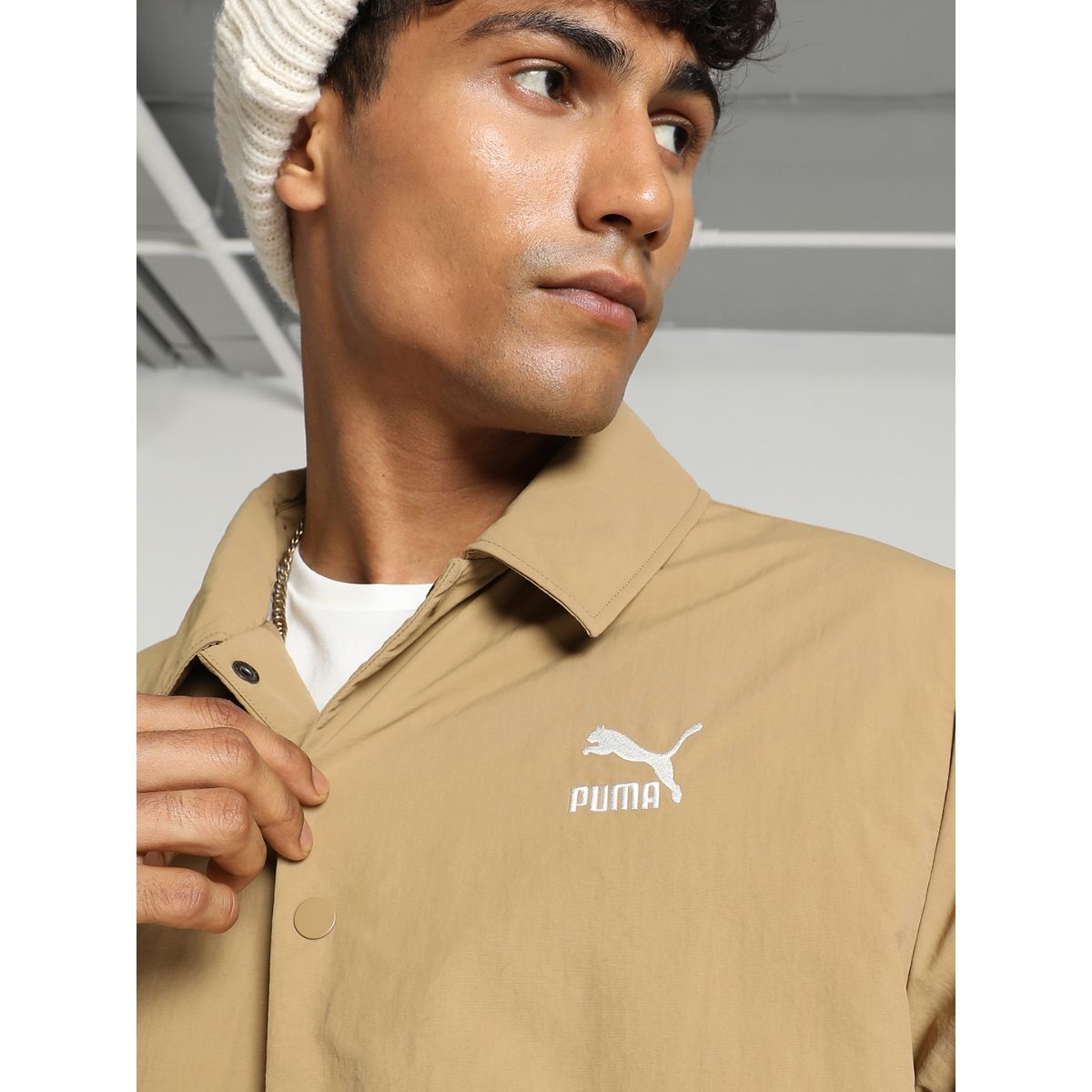 Buy Puma Classics Coach Men Brown Coach Jackets Online