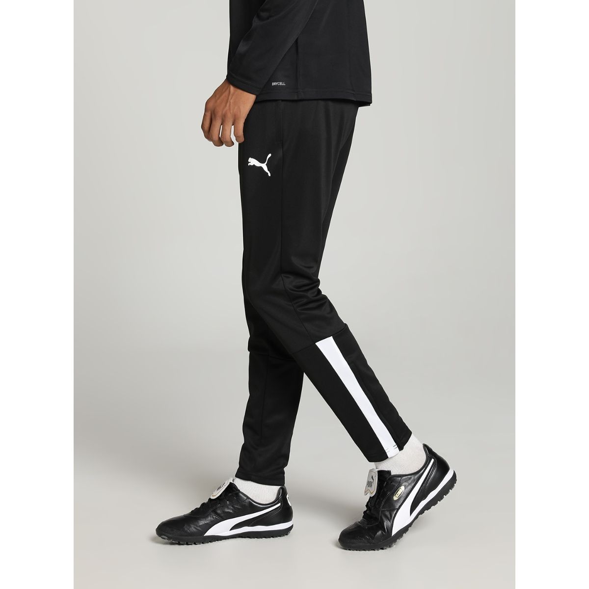 PUMA Tapered Woven Solid Men Black Track Pants - Price History