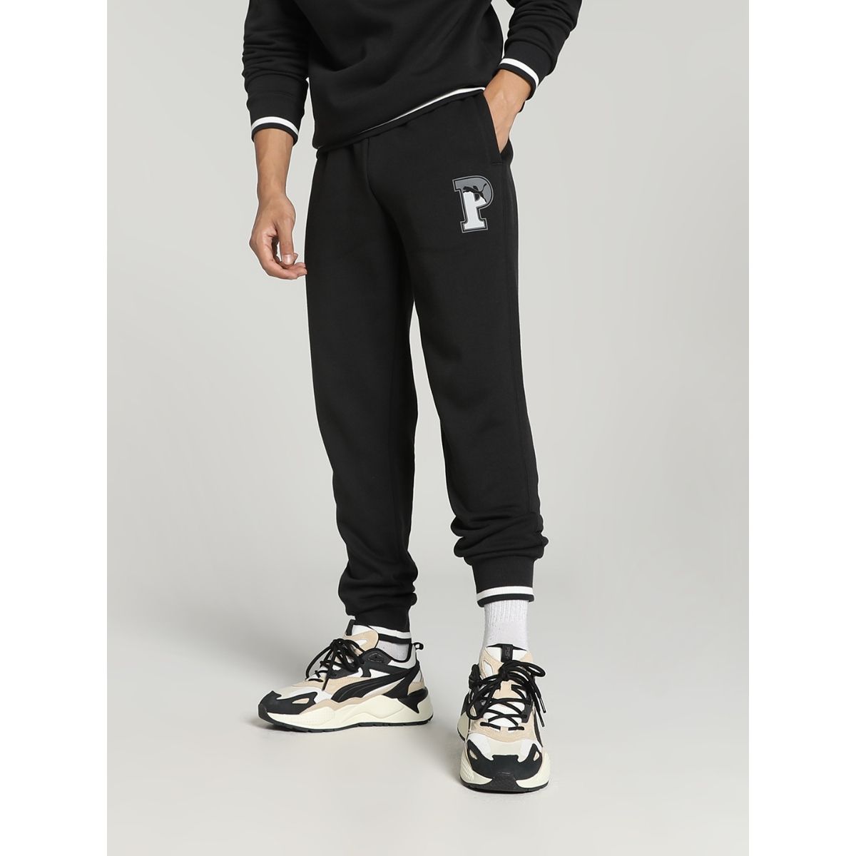 Buy Puma SQUAD Men Black Sweatpants Online