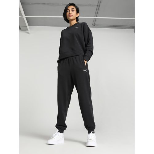 Puma Loungewear Women Black Track Suit (Set of 2) (XL)