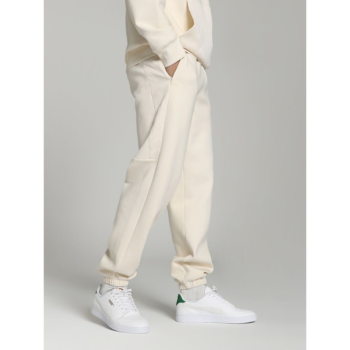 Mens cream online sweatpants