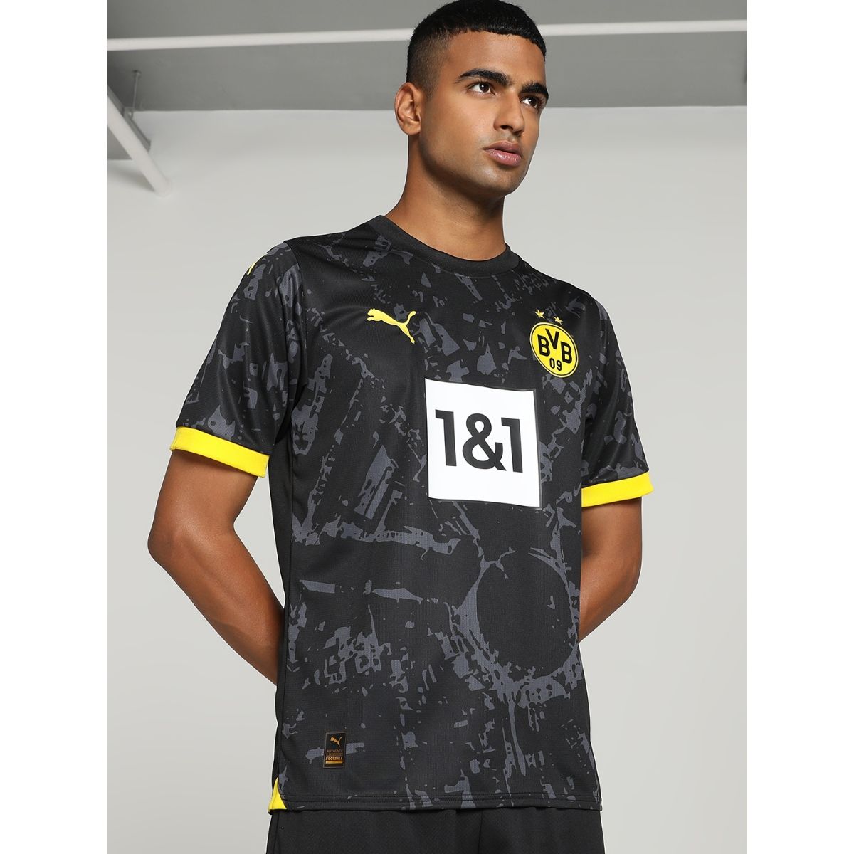 Buy Puma BVB Away Jersey Replica Men Black T Shirt Online