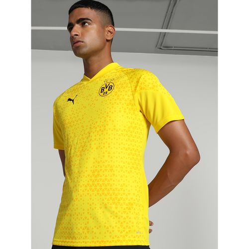 yellow performance shirt