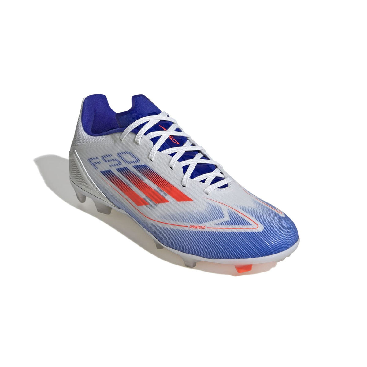 adidas F50 サッカーシューズ ホワイト/ブルー/レッド Buy adidas F50 LEAGUE FG Unisex White & Blue Football Shoes Online