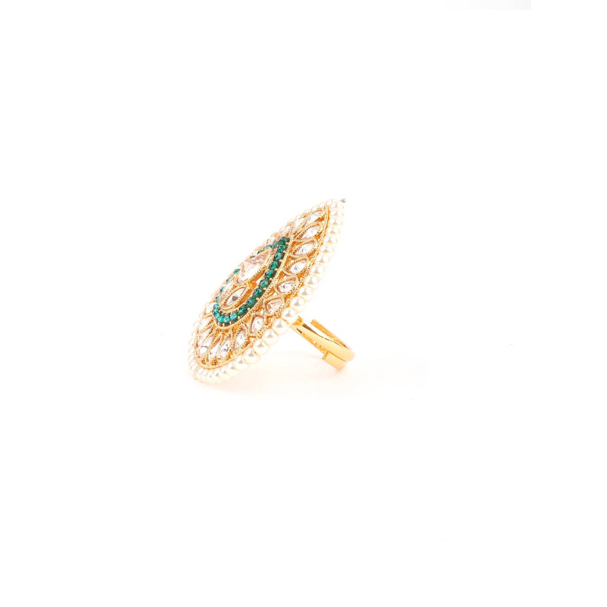 Gold Metal Rign Buy Odette Gold Metal Ring Online